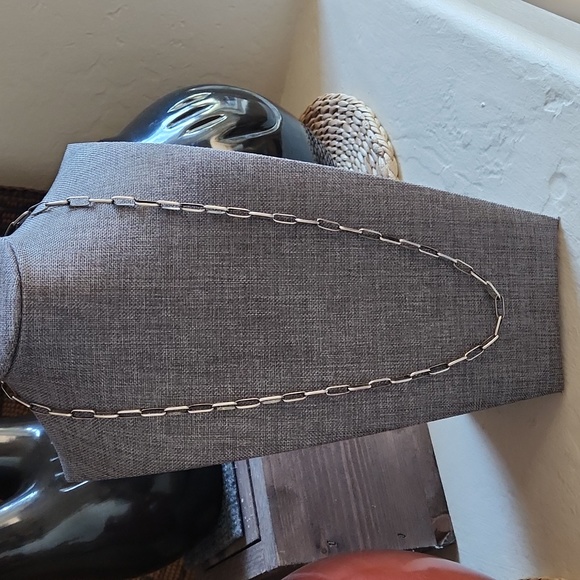 NWOT Native American Navajo Handmade Sterling 24" Paperclip Chain Necklace 🩶🖇 - Picture 11 of 12